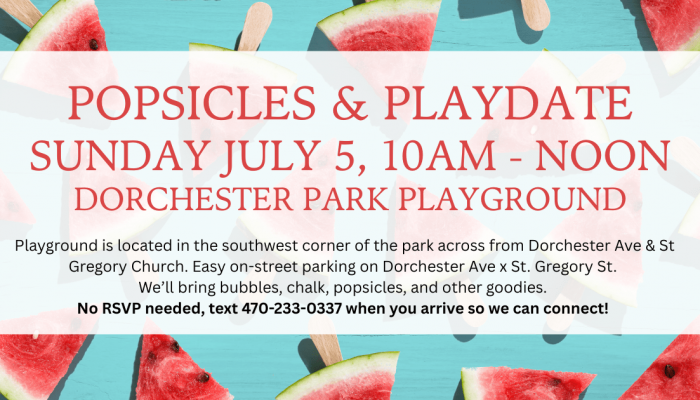 Popsicles & Playdate