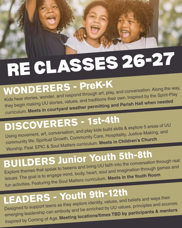 Religious Exploration Classes