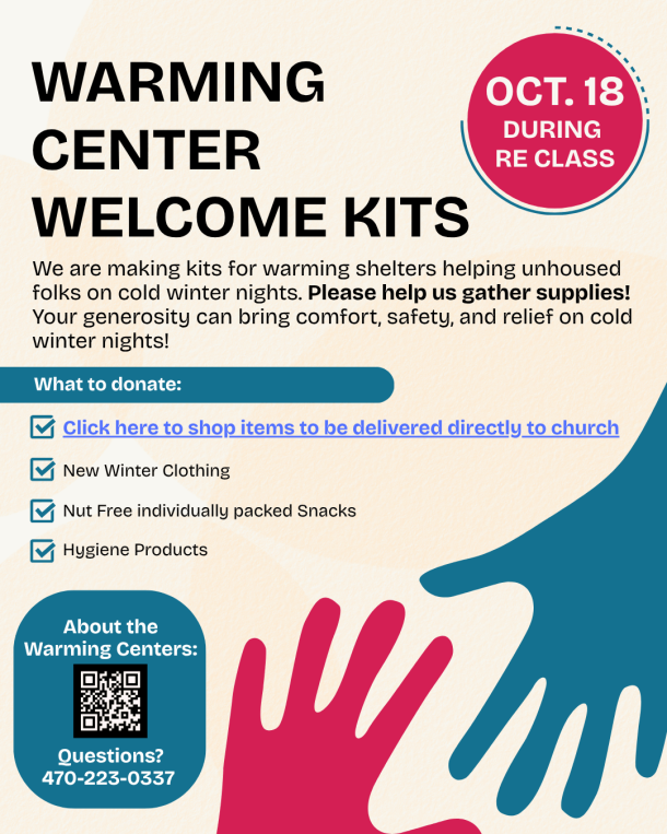 Warming Center Welcome Kits