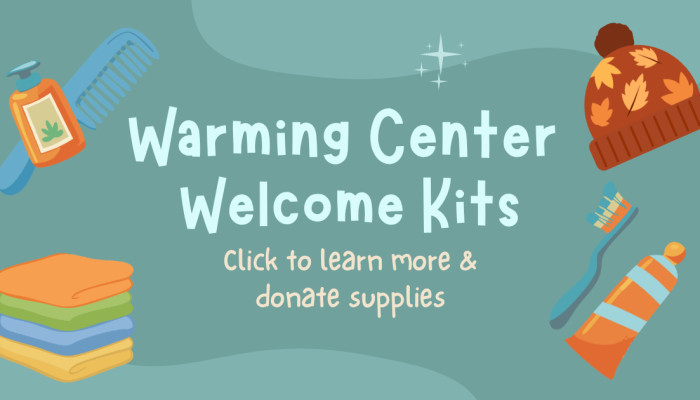 Warming Center Welcome Kits